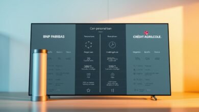 prêts personnels, BNP Paribas, Crédit Agricole, comparer prêts